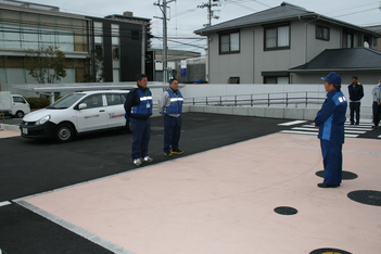 第4次派遣隊出発式の様子