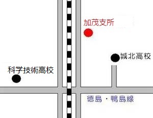 加茂支所地図